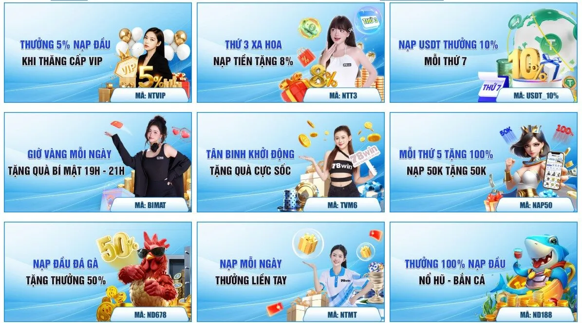 Nạp tiền 78win