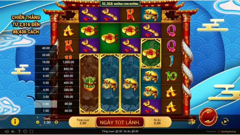 Giao diện quay hũ tại nhà cái 78win