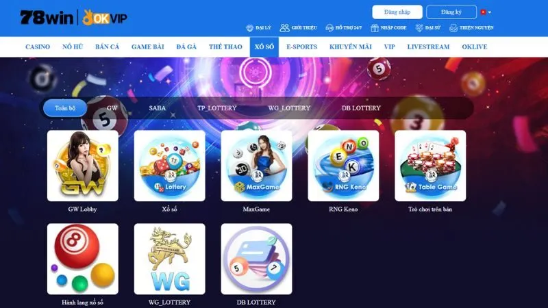 78Win địa chỉ cá cược xổ số hàng đầu